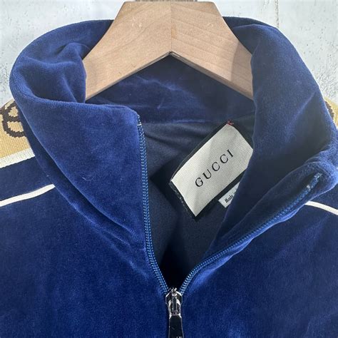 velvet gucci tracksuit|gucci velour tracksuit women's.